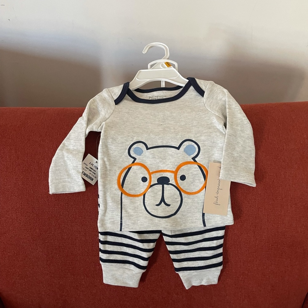 First Impressions, Newborn, gray-